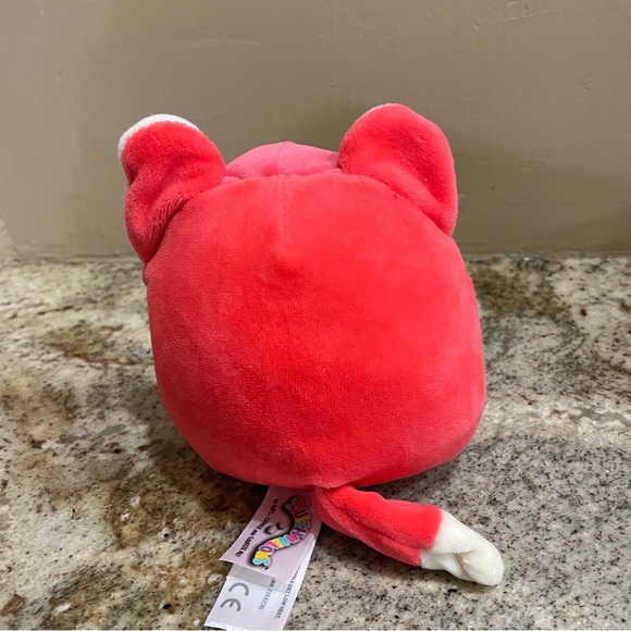 Squishmallow FIFI the Fox Coral Pink  Retired Mini  2017 - Picture 5 of 10